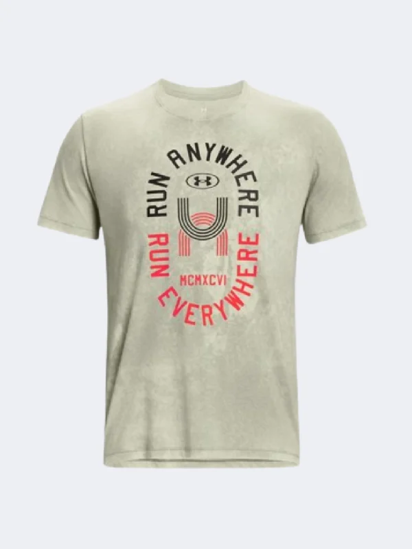 Under Armour Run Everywhere Men Running T-Shirt Grove Green