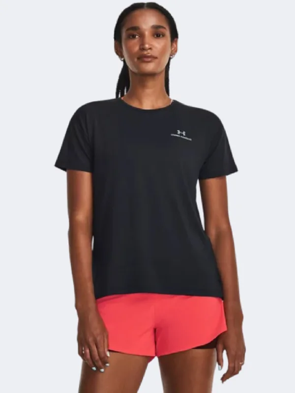 Under Armour Rush Energy Women Training T-Shirt Black/Pitch Grey