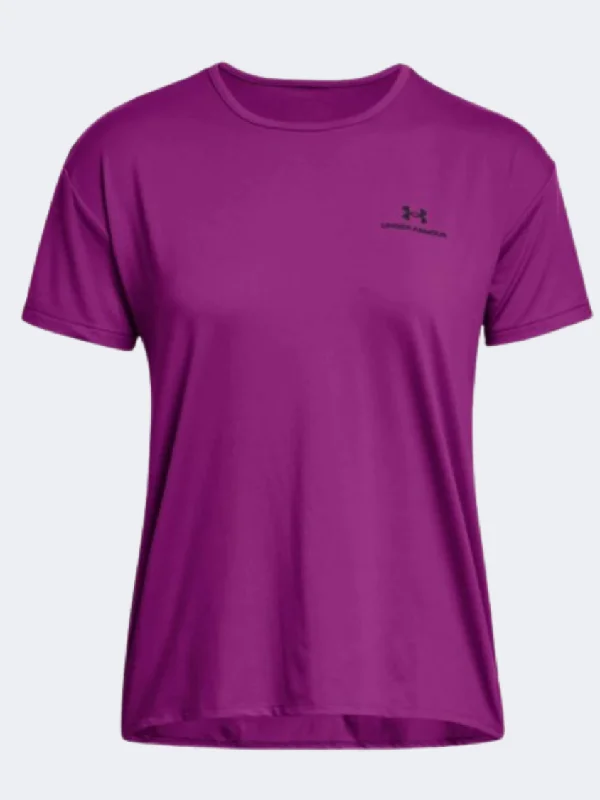 Under Armour Rush Energy Women Training T-Shirt Magenta/Black