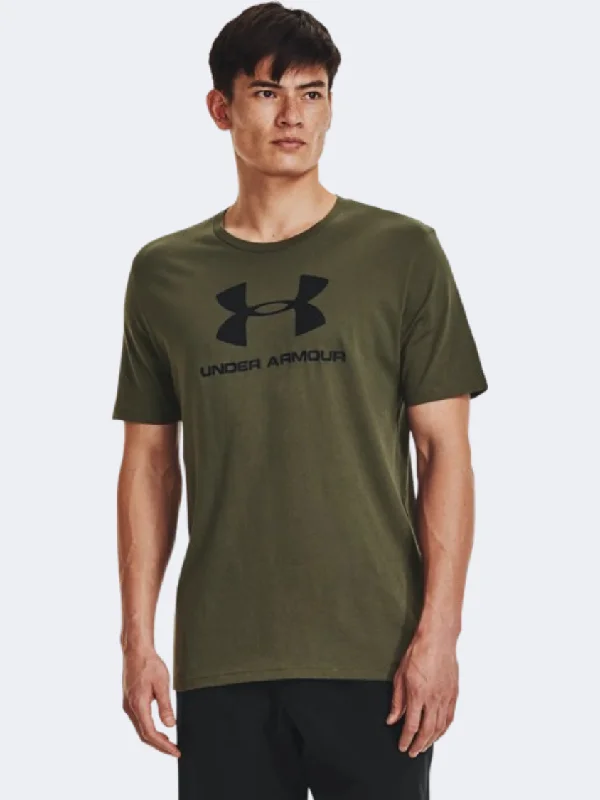 Under Armour Sportstyle Logo Men Training T-Shirt Marine Green/Black