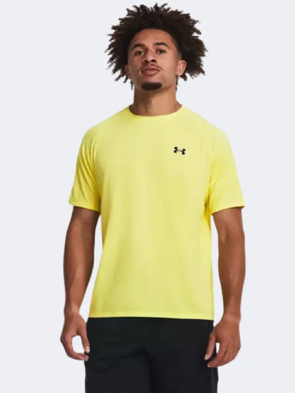 Under Armour Tech 2.0 Novelty Men Training T-Shirt Lime Yellow/Black