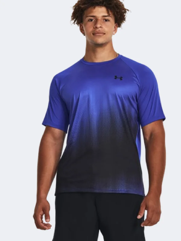 Under Armour Tech Fade Men Training T-Shirt Team Royal/Black