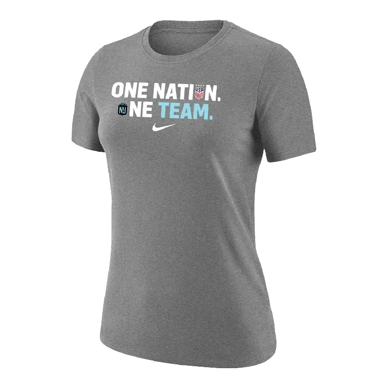 Women's Nike NJ/NY Gotham x USWNT Grey Tee