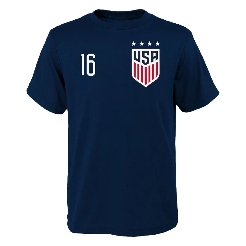 Men's Outerstuff USWNT Lavelle 16 Navy Tee