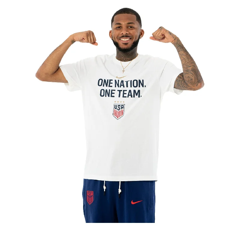 Men's Nike USWNT One Nation One Team White Tee