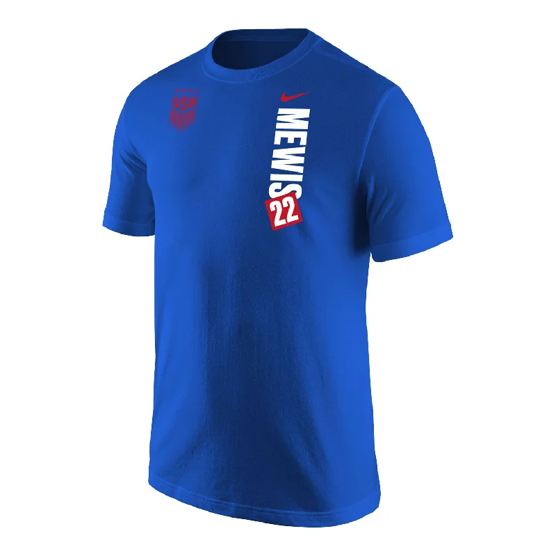 Men's Nike USWNT Vertical Mewis Royal Tee