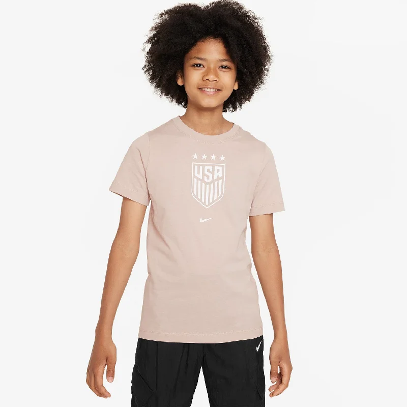 Youth Nike USWNT Crest Stone Tee