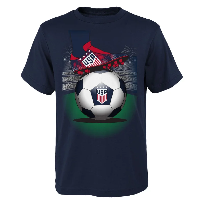 Junior Outerstuff USWNT Kickoff Navy Tee