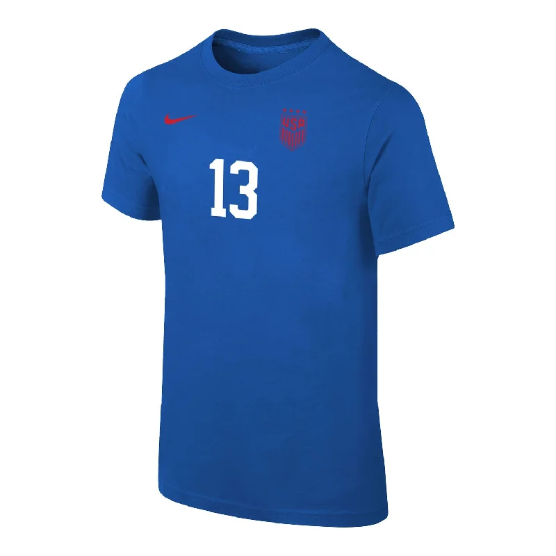 Youth Nike USWNT Classic Morgan Royal Tee