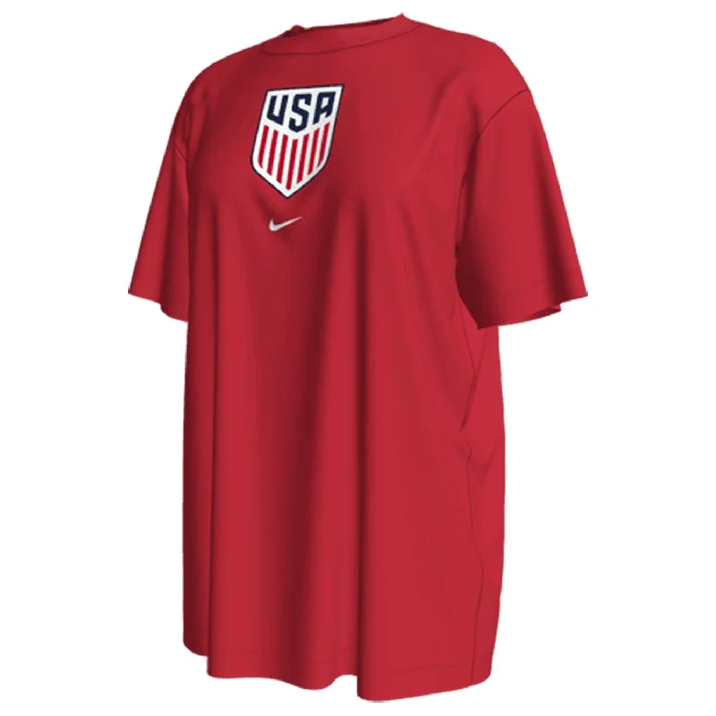 Women's Nike USMNT Crest Red Tee