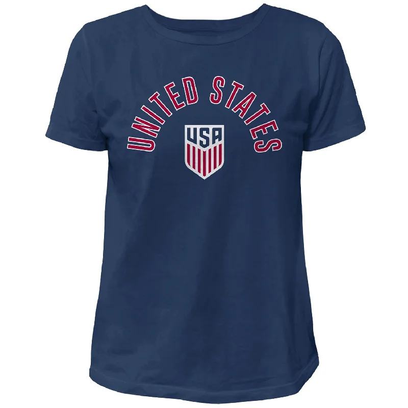 Women's Original Retro Brand United States Vintage Navy Tee