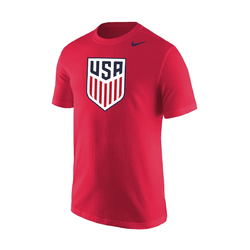 Men's Nike USMNT Crested Red T-Shirt