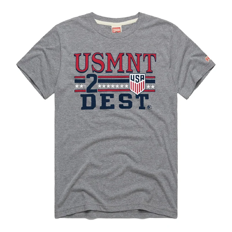 Men's Homage USMNT Dest 2 Grey Tee