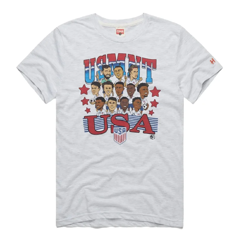 Men's Homage USMNT Character White Tee