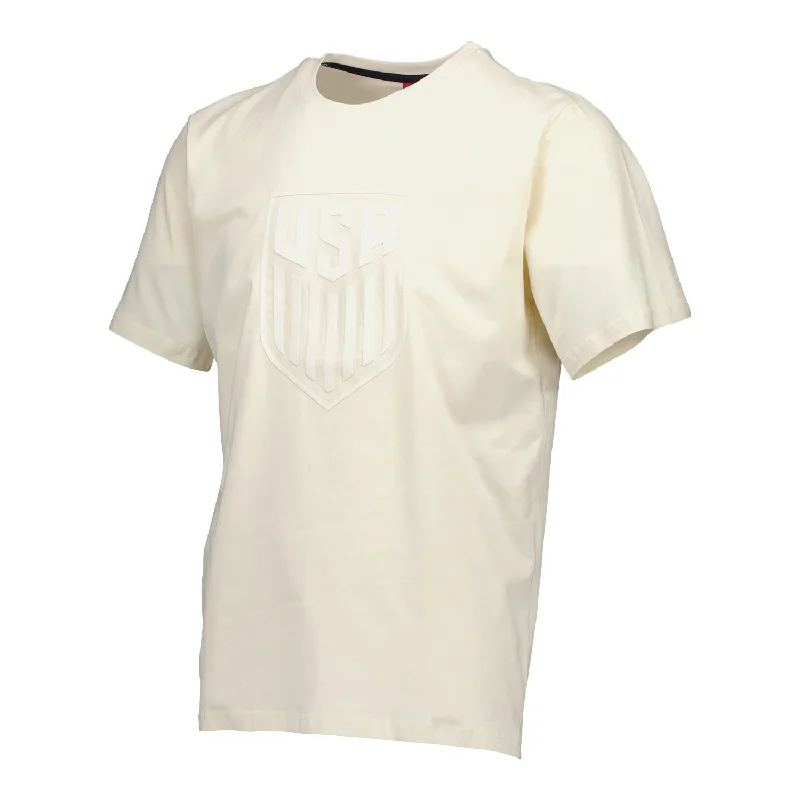 Unisex USA Statement Cream Tonal Tee