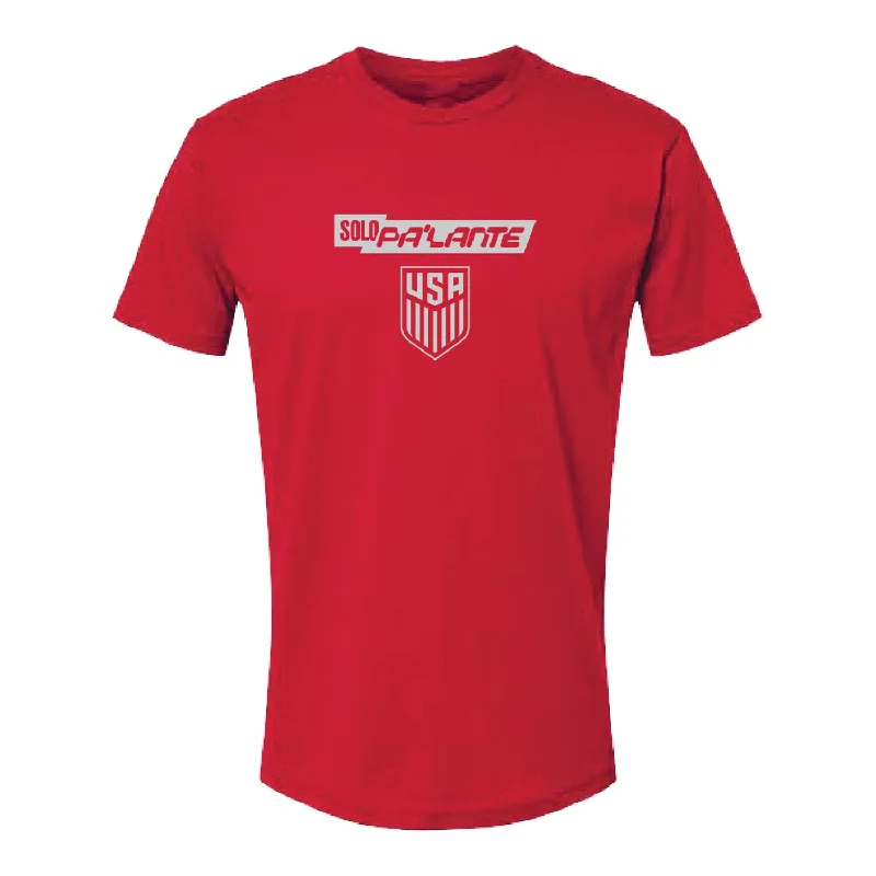 Unisex USMNT Solo Pa'Lante Red Tee