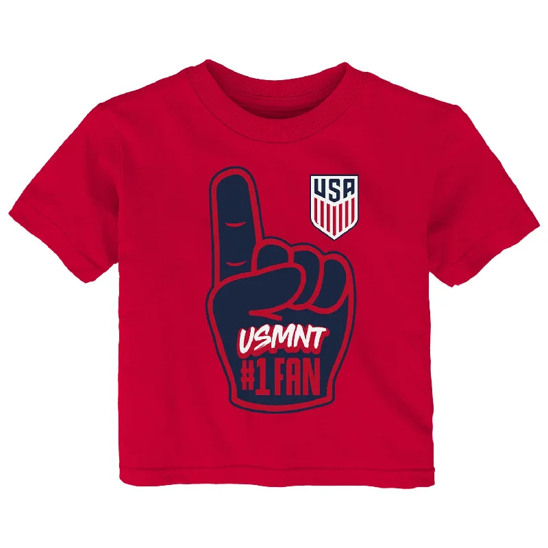 Infant Outerstuff USMNT Number 1 Red Tee