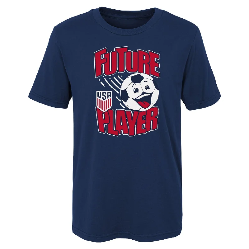 Junior Outerstuff USMNT Future Soccer Player Navy Tee