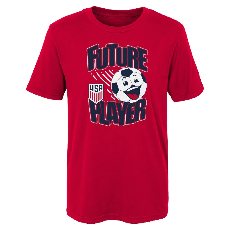 Junior Outerstuff USMNT Future Soccer Player Red Tee