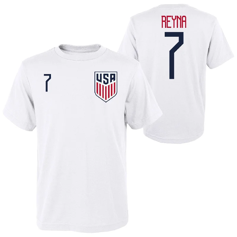 Youth Outerstuff USMNT Reyna 7 White Tee