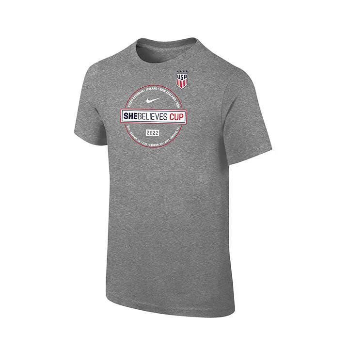 Youth Nike SBC 2022 Tour SS Grey Tee